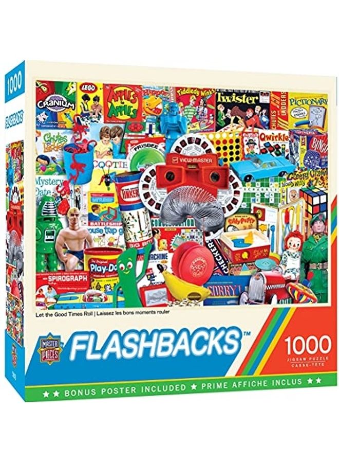 1000-Piece Flashbacks Jigsaw Puzzle Set