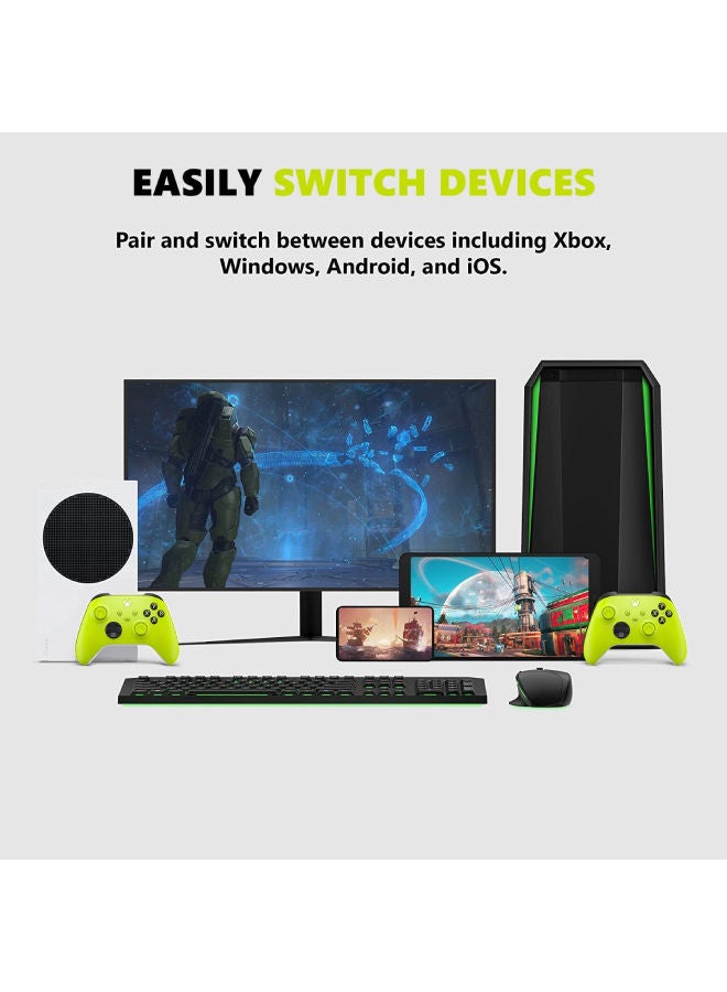 Xbox Wireless Controller For Xbox Series X|S, Xbox One, Windows10, Android, And IOS- Electric Volt (International Version)