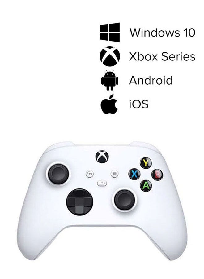 Xbox Wireless Controller For Xbox Series X|S, Xbox One, Windows10/11, Android, And iOS - White (International Version)