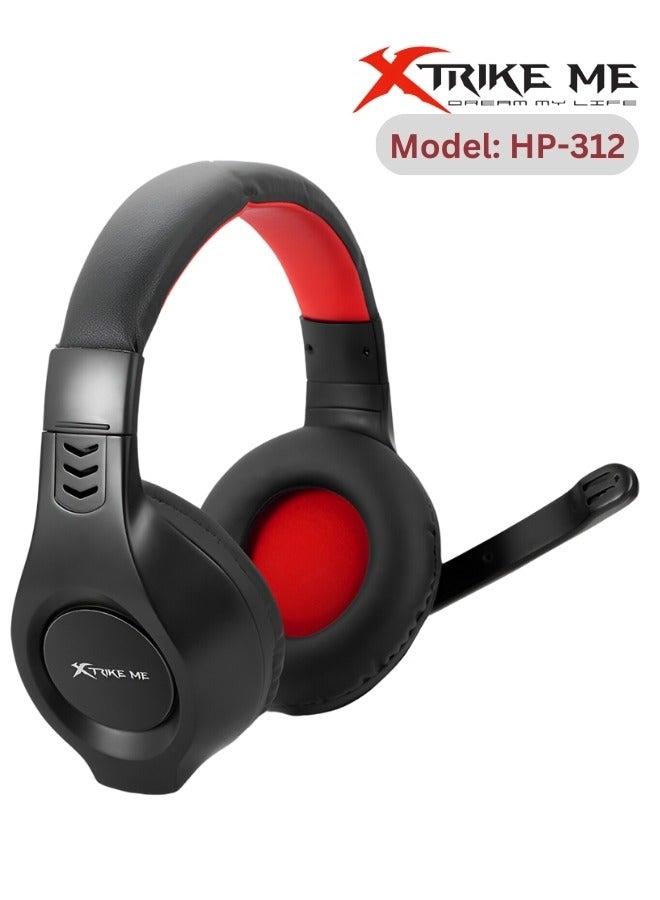 Gaming Headset HP-312 Wired Stereo Gaming Headset Gaming Headphone with Clear Microphone for PS5 PS4 PC and Switch