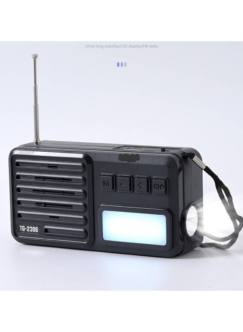 Bluetooth audio small speaker for listening to music multifunctional high volume FM radio