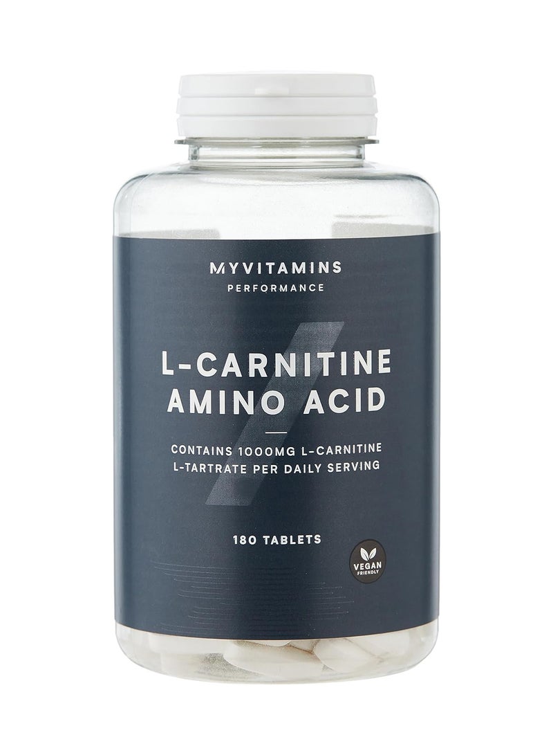 L - Carnitine - 180 Tablets - 90 Serving