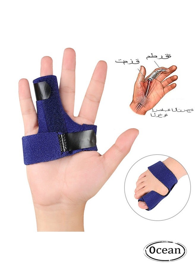 Finger Brace for Right Hand, Trigger Finger Splints for Arthritis Pain Tendon Injury, Broken Mallet Finger Stabilizer Supports for Dislocated Knuckle Immobilizer Wrap