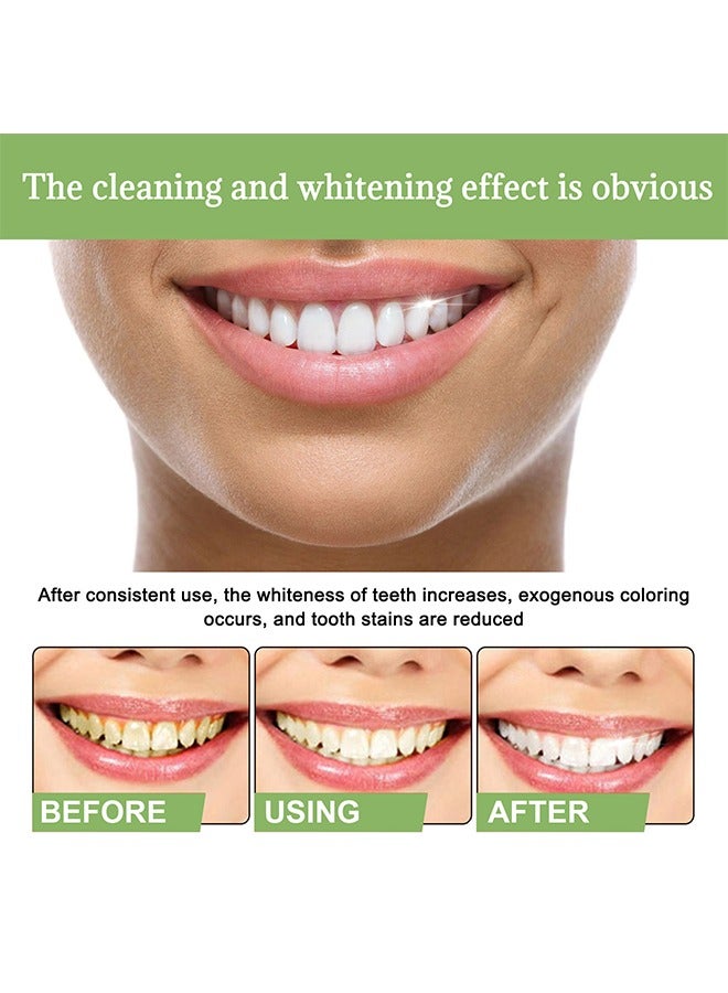 Tooth Whitening Essence, 10pcs Tooth Whitening Gel Essence and Natural Mint Tooth whitening Essence can Effectively Remove Bad Breath, Dental Plaque and Dental Plaque