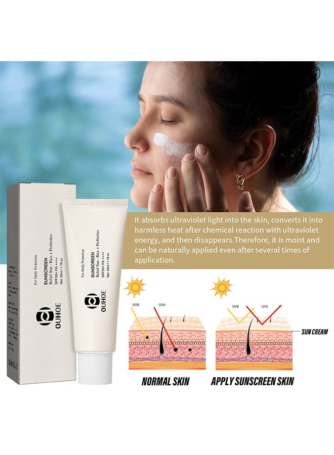 Relief Sun Rice Probiotics SPF 50, Sunscreen Rice Probiotics, Rice Probiotics Sunscreen SPF 50+