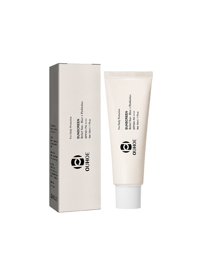 Relief Sun Rice Probiotics SPF 50, Sunscreen Rice Probiotics, Rice Probiotics Sunscreen SPF 50+