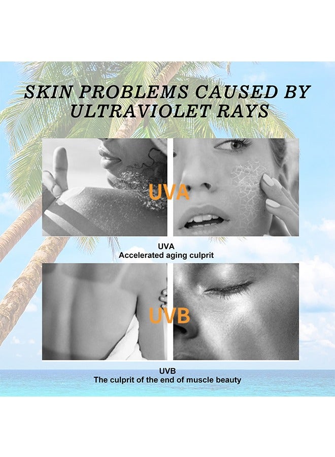 Hyaluronic Acid Watery Sun Gel SPF 50+ Pa++++, Natural Moisturizing Sunscreen, Sun Protection Cream for Face, Water Resistant and Non Greasy Sunscreen, Against UVA & UVB Radiation, 50ml