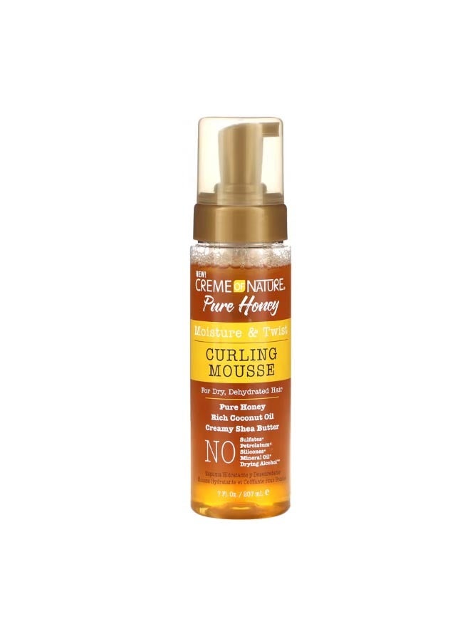 Pure Honey Moisture and Twist Curling Mousse 7 fl oz 207 ml