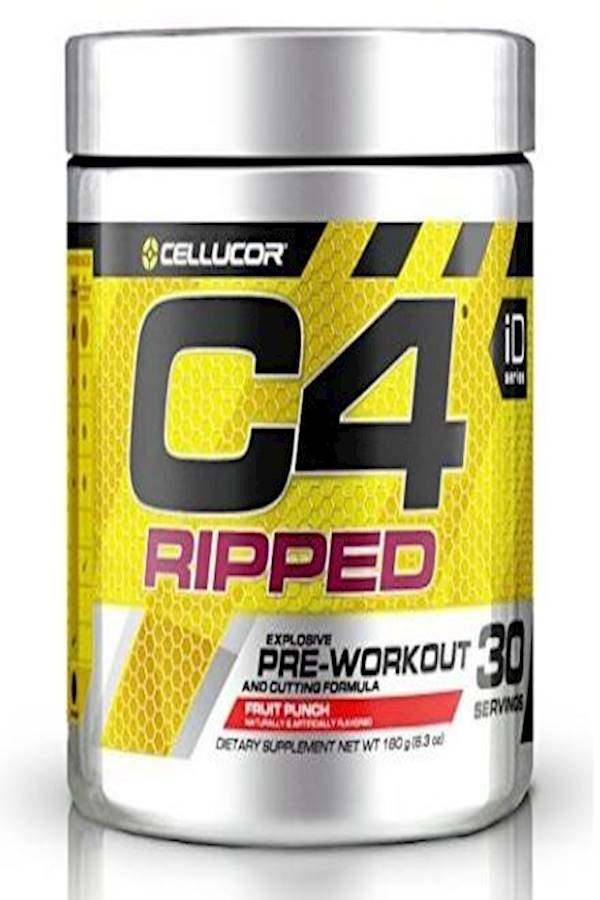 C4 Ripped Explosive Pre-Workout Dietary Supplement - Fruit Punch