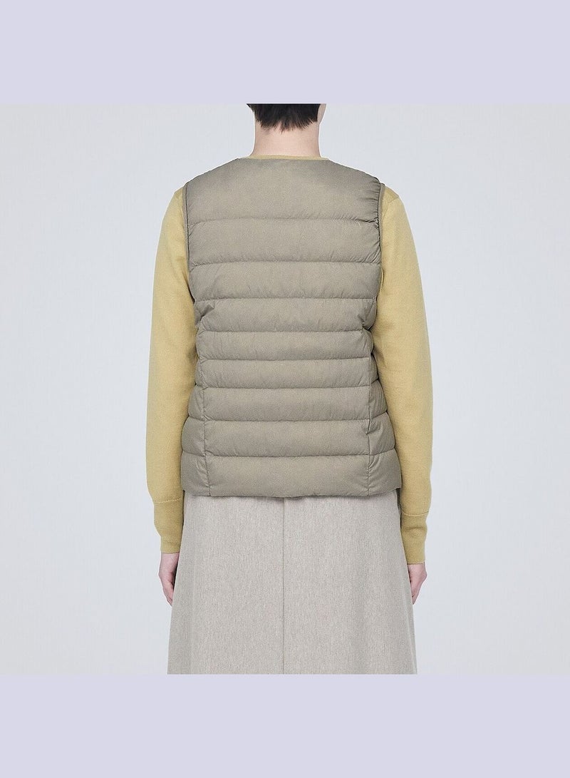 Lightweight Pocketable Collarless Down Vest