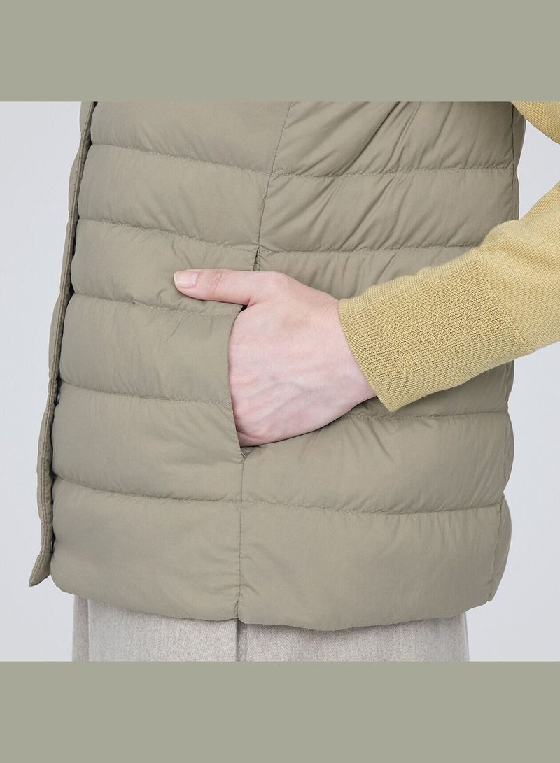 Lightweight Pocketable Collarless Down Vest