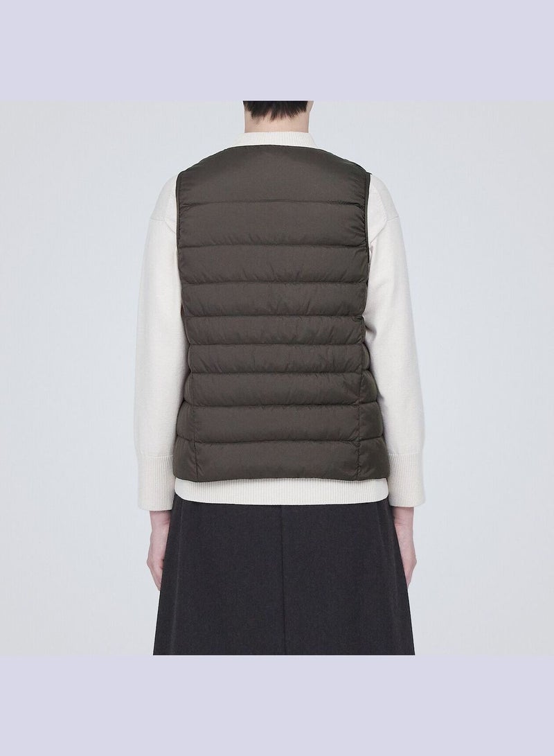 Lightweight Pocketable Collarless Down Vest