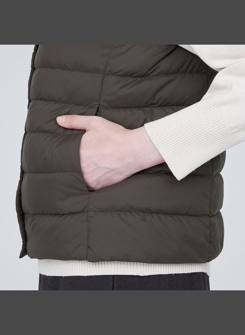 Lightweight Pocketable Collarless Down Vest