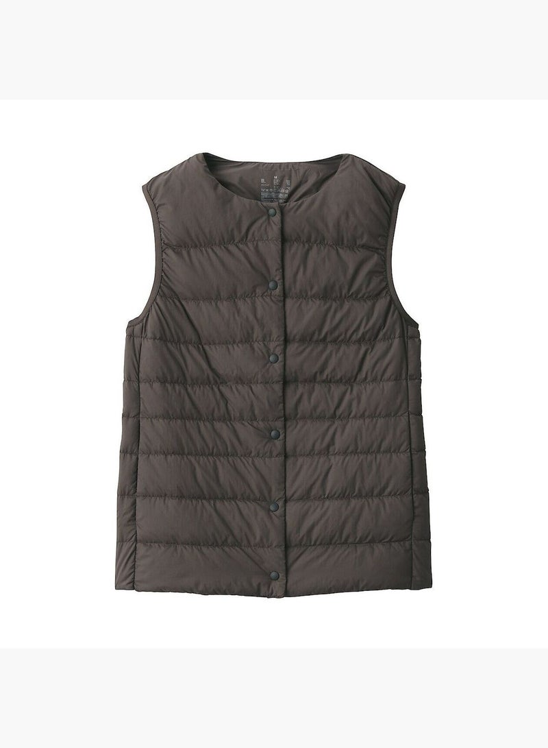 Lightweight Pocketable Collarless Down Vest