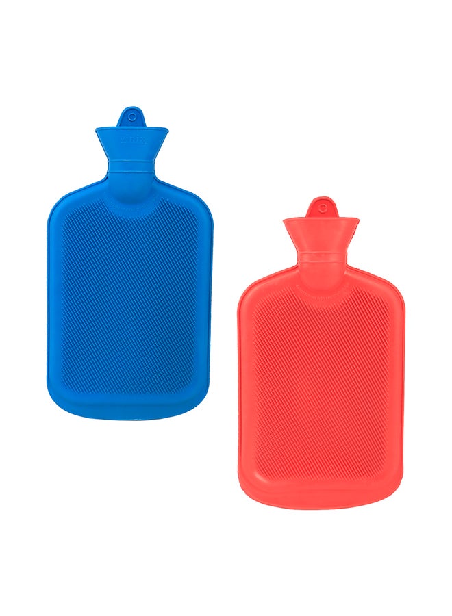 Generic Rubber Hot Water Bag 2 Litres with Fabric Cover- 2pc Combo Pack