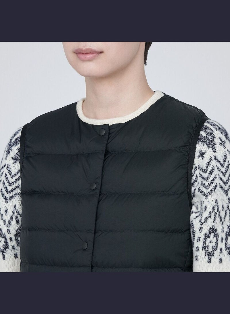 Lightweight Pocketable Collarless Down Vest