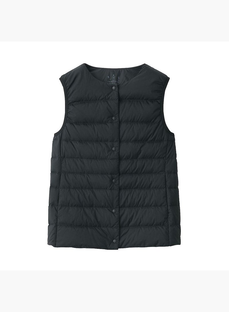 Lightweight Pocketable Collarless Down Vest