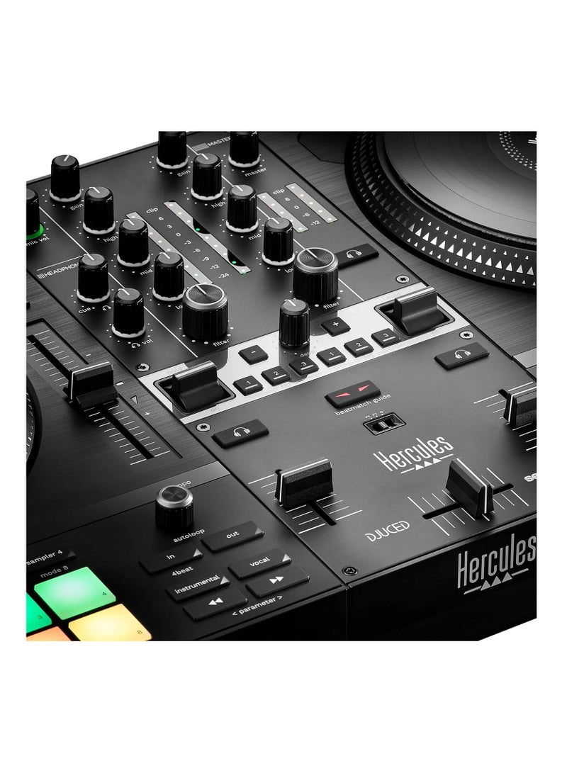 Hercules DJControl Inpulse T7 2-Deck Motorized DJ Controller Black