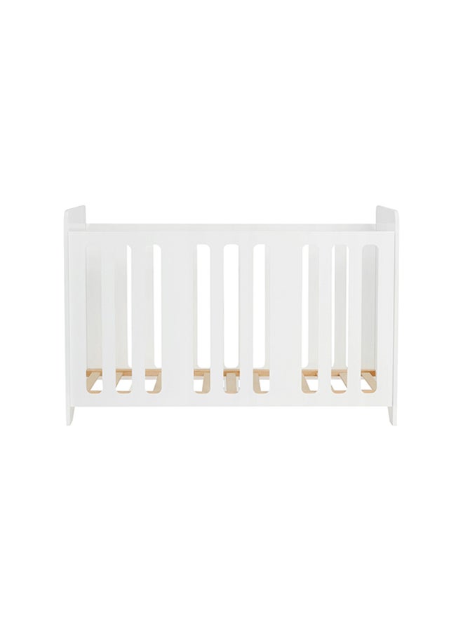 Stello Wooden Cot - White