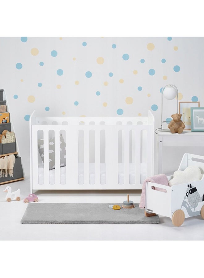 Stello Wooden Cot - White