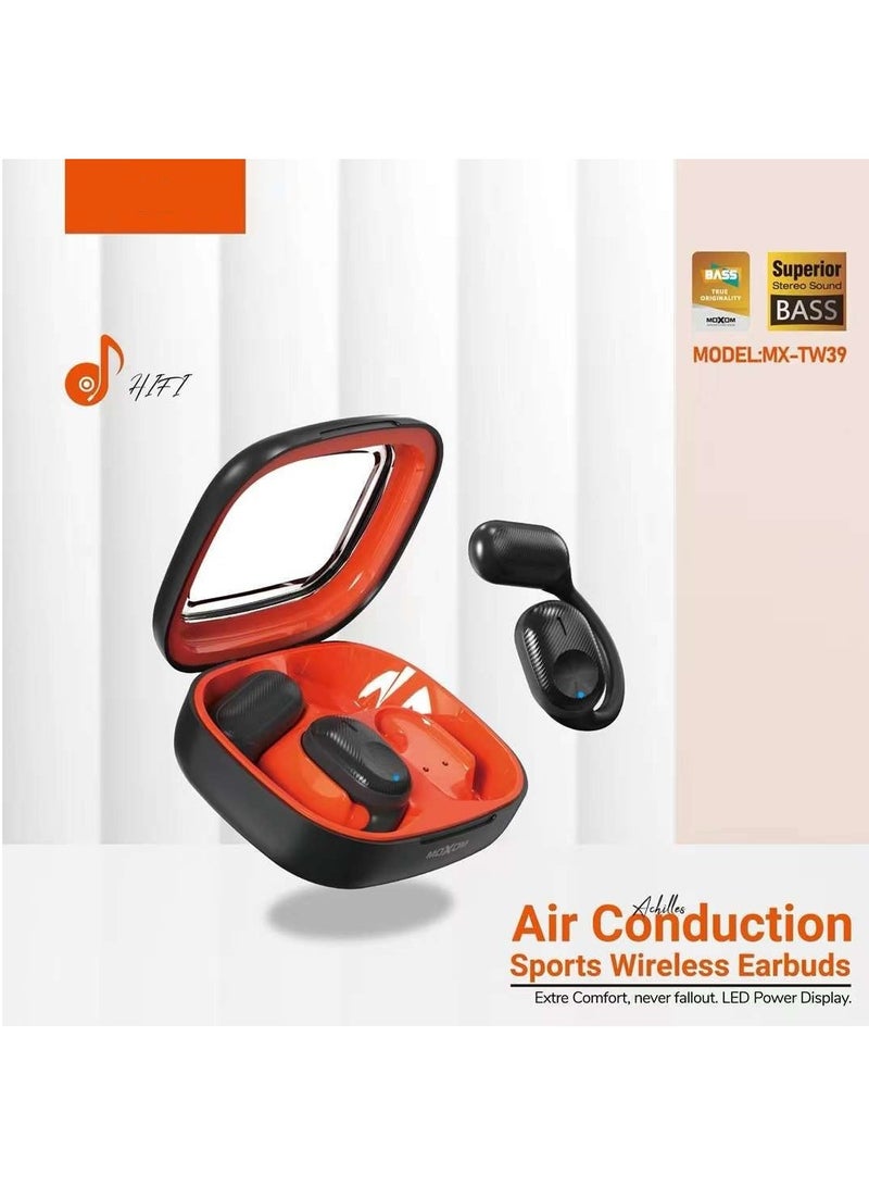 TWS Earbuds Bass Bluetooth 5.3 True Wireless Headphone with 350mAh Charging Case MX-TW39