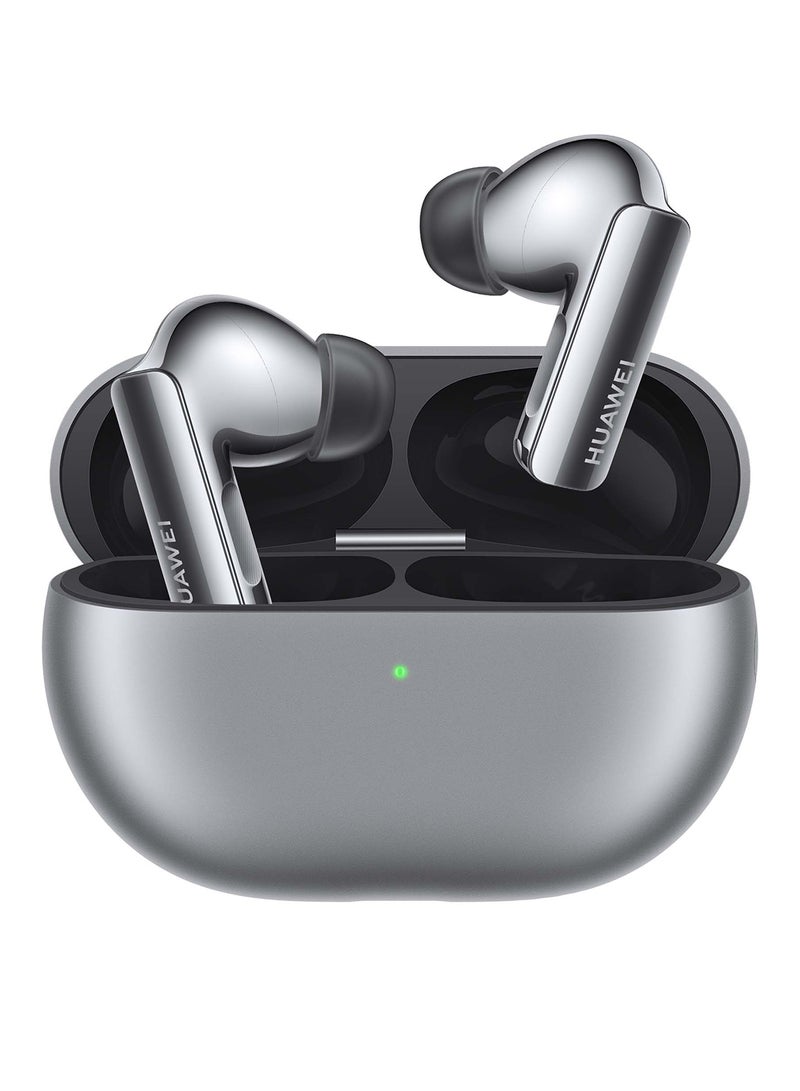 FreeBuds Pro 3 Wireless Bluetooth Earphones, Ultra-Hearing Dual Driver, Pure Voice 2.0, Intelligent ANC 3.0, Triple Adaptive EQ, Dual-Device Connection, iOS And Android Silver Frost