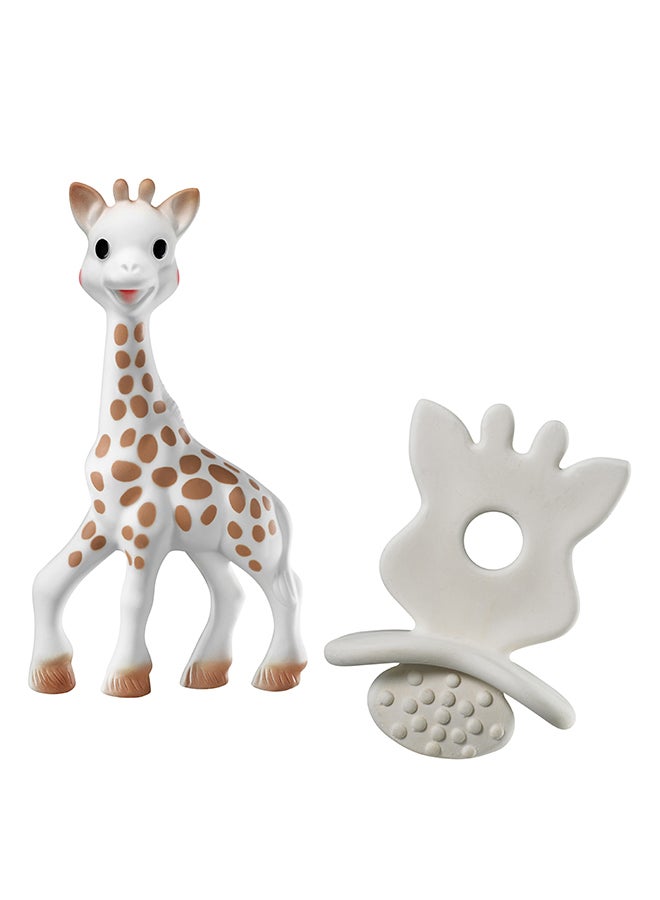 So'Pure Giraffe And Teething Rubber