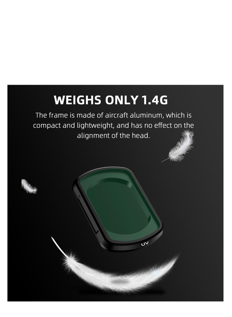 ND Filters Set Fit for DJI Osmo Pocket 3, CPL ND8 ND16 ND32 Lens Filter, Fit for DJI Osmo Pocket 3 Creator Combo Camera Accessories, Adjustable Polarization Effect, Improving the Clarity (4 Pack)