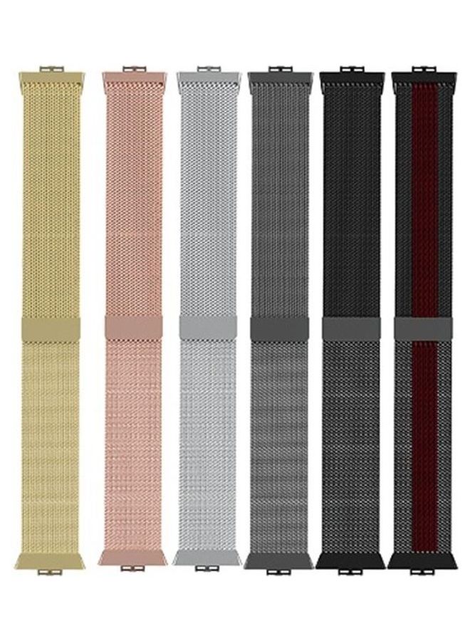 Milanese Replacement Strap Watchband For Huawei Watch Fit Champagne Gold