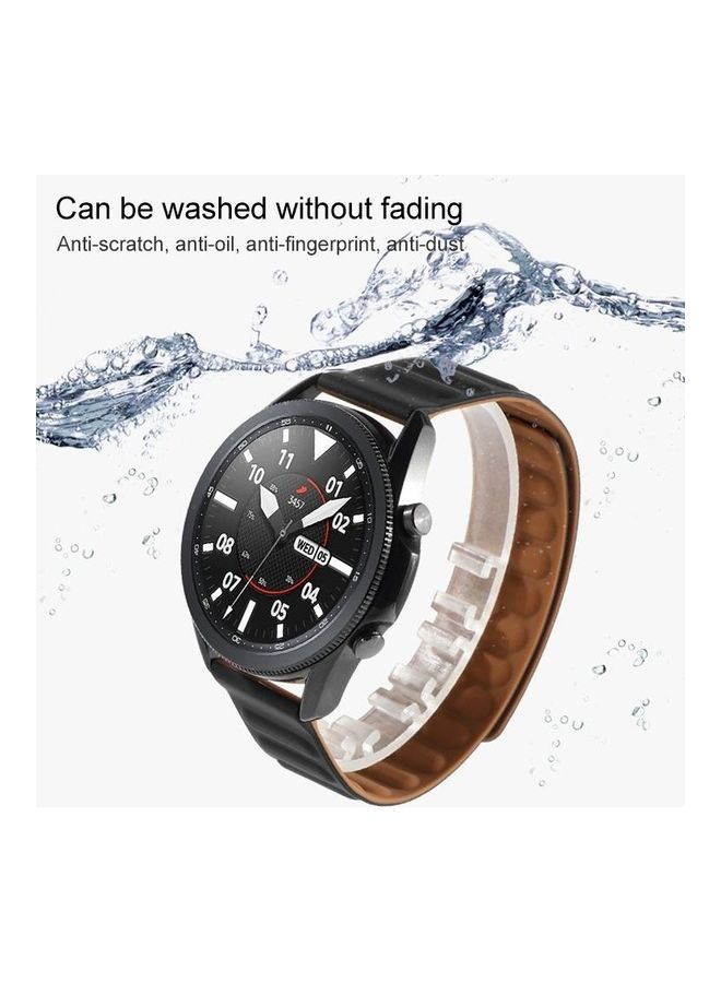 Silicone Magnetic Replacement Strap For Samsung Galaxy Watch 3 Orange