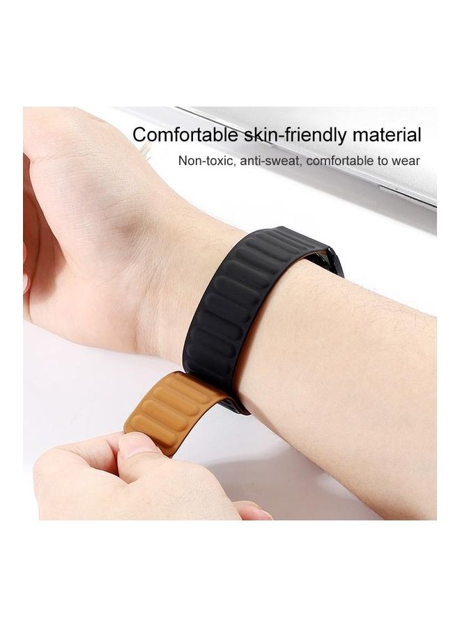 Silicone Magnetic Replacement Strap For Samsung Galaxy Watch 3 Orange