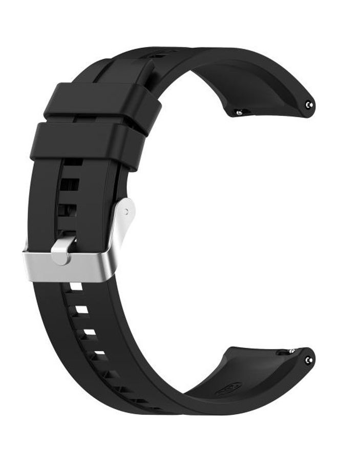Silicone Replacement Strap Watchband For Huawei Watch 3 / 3 Pro Black