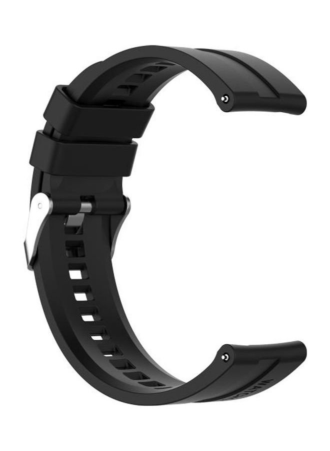 Silicone Replacement Strap Watchband For Huawei Watch 3 / 3 Pro Black