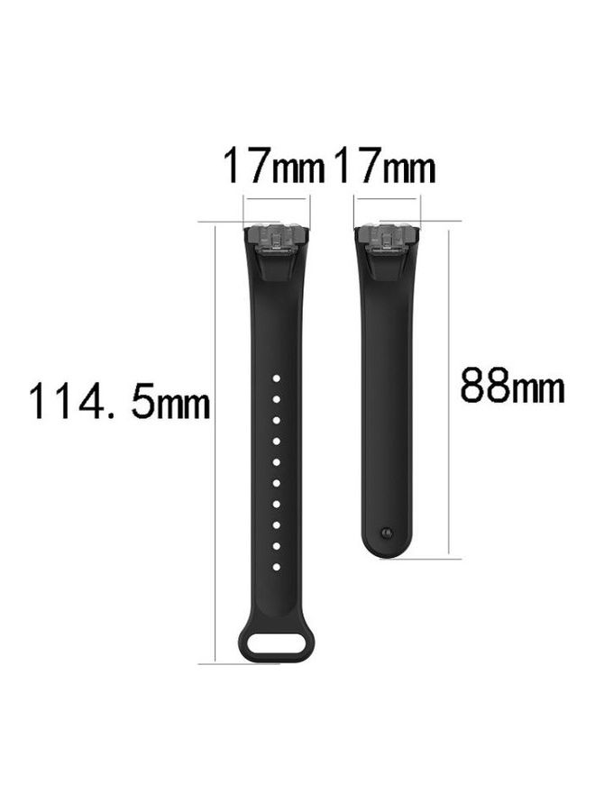 Silicone Glossy Nail Button Replacement Strap Watchband For Samsung Galaxy Fit SM-R370 Cyan