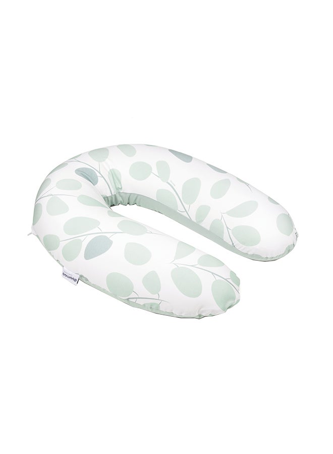 Multi-Functional Pillow – Leaves Aqua Green