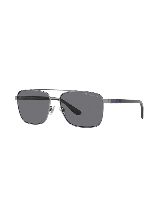 Men's Rectangle Sunglasses - PH3137 900281 59 - Lens Size: 59 Mm