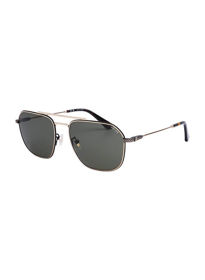 Men's Pilot Sunglasses - SPLF64 0300 57 - Lens Size: 57 Mm