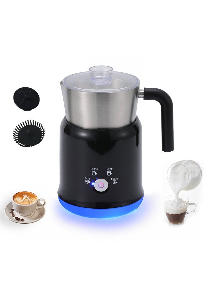Detachable Milk Frother 23.67oz/700ml Electric Milk Frother and Steamer with Touch Control 600W 5 in 1 Hot/Cold Foam Maker for Latte Cappuccinos Hot Chocolate Milk