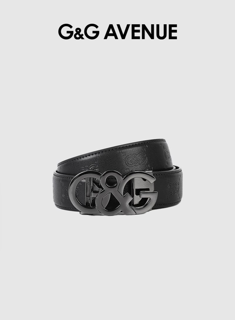 Men's belt, belt, men's genuine leather formal belt, men's classic retro needle buckle belt, suitable for jeans, pants, formal, casual, denim, and workwear