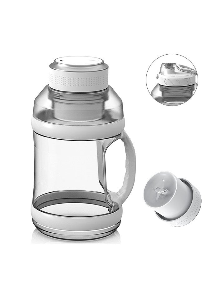 Sport Portable Blender 68oz USB Rechargeable Travel Juice Blender for Shakes and Smoothies 18000RPM BPA-Free Personal-Size Cordless Big Belly Bottle with 6 Blades for Kitchen Home Gym