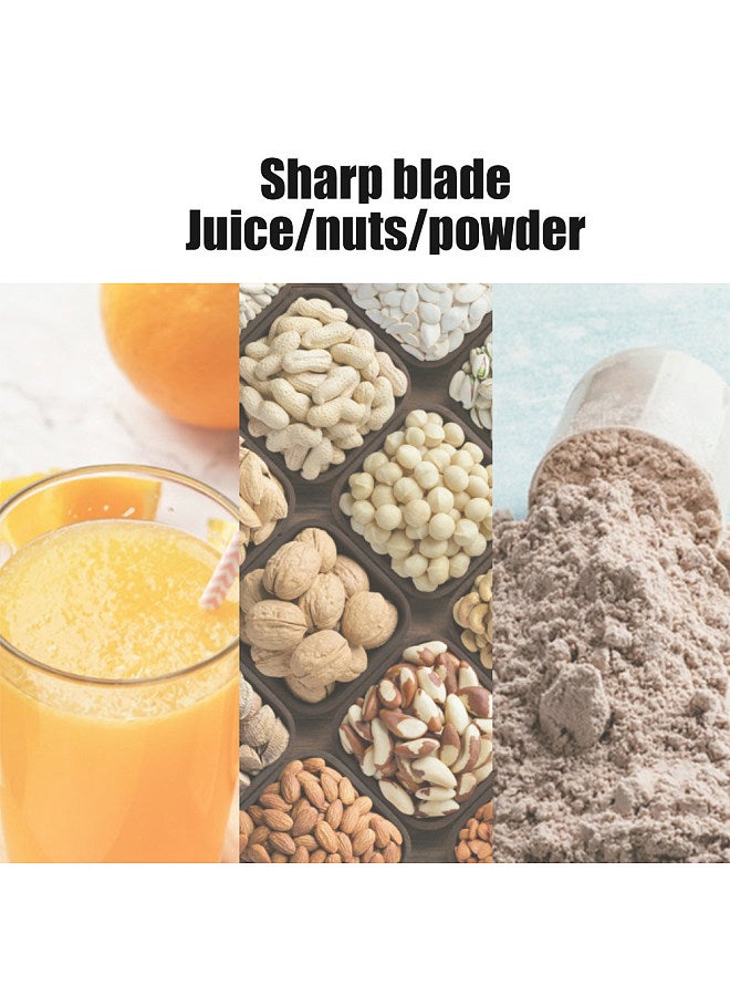 Portable Blender for Shakes and Smoothies 4000mAh Type-C Rechargeable 460ml Personal Blender with 6 Sharp Blades Powerful 22000r/m Juicer Cup for Traveling Gym Office