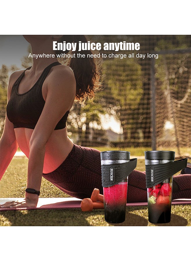 Portable Blender for Shakes and Smoothies 4000mAh Type-C Rechargeable 460ml Personal Blender with 6 Sharp Blades Powerful 22000r/m Juicer Cup for Traveling Gym Office