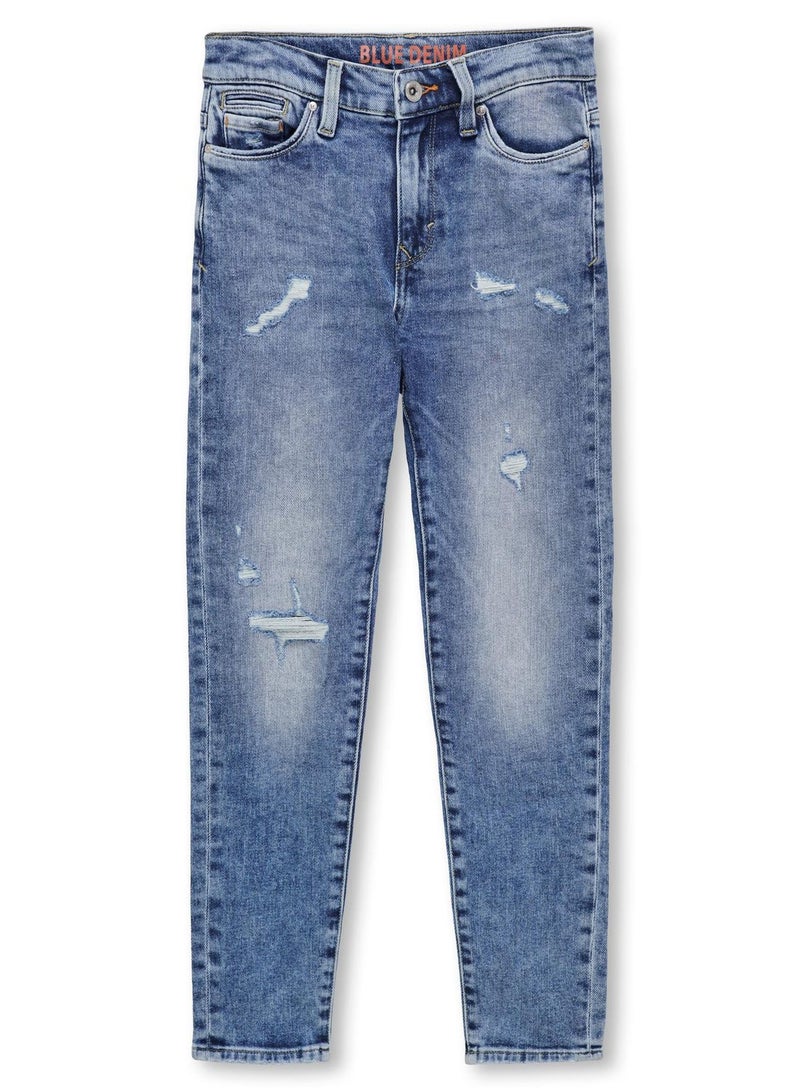 Kids Tapered Fit Jeans