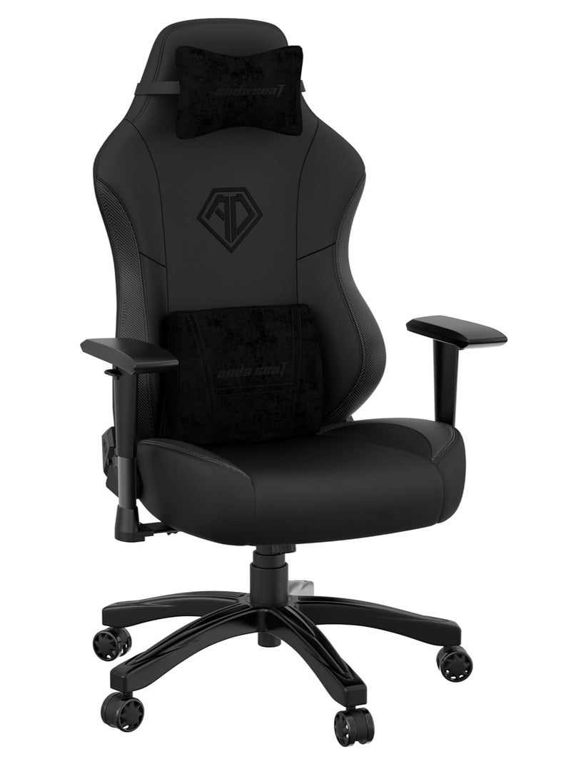 AndaSeat Phantom 3 Series, Large, PVC Leather, Stormy Black ‎| AD18Y-06-B-PVC-B01