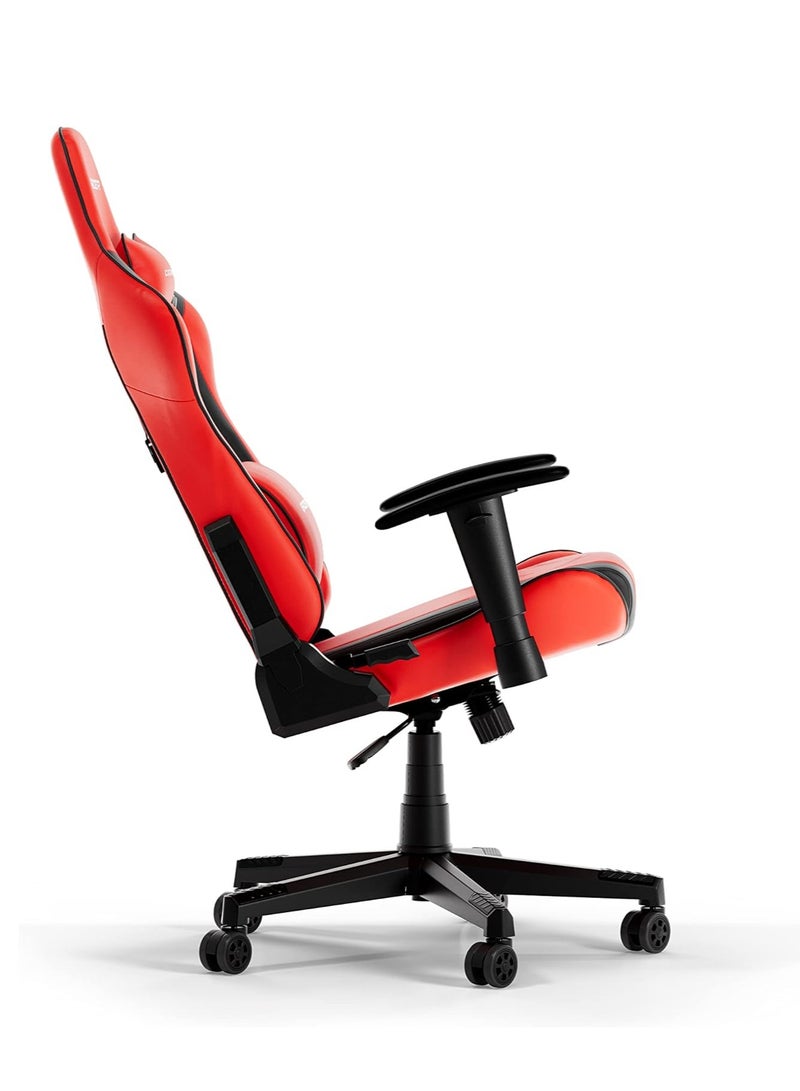 DXRacer Prince Series P132 Gaming Chair, Red & Black | GC-P132-RN-F2-01