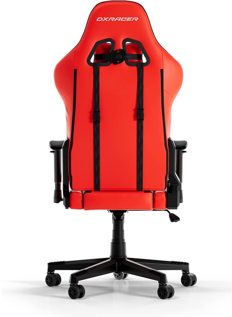 DXRacer Prince Series P132 Gaming Chair, Red & Black | GC-P132-RN-F2-01