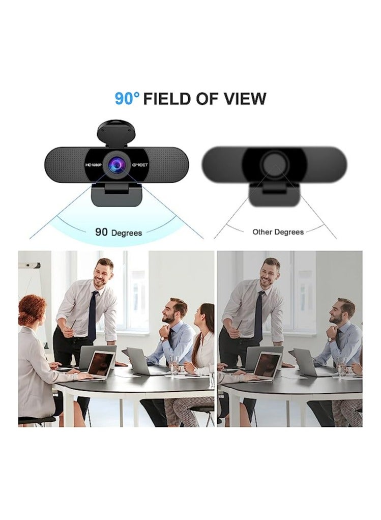 EMEET 1080P Webcam with Microphone, C960 Web Camera