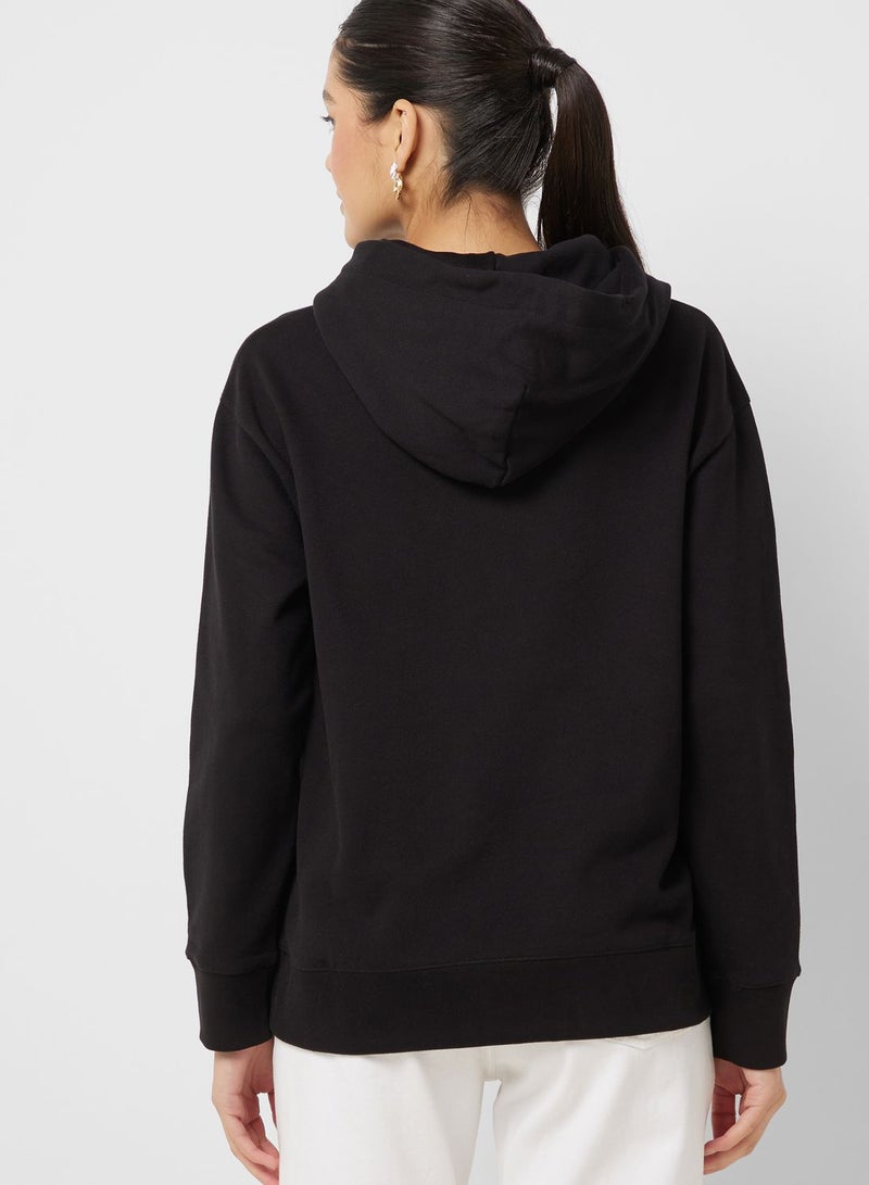 Logo Knitted Hoodie