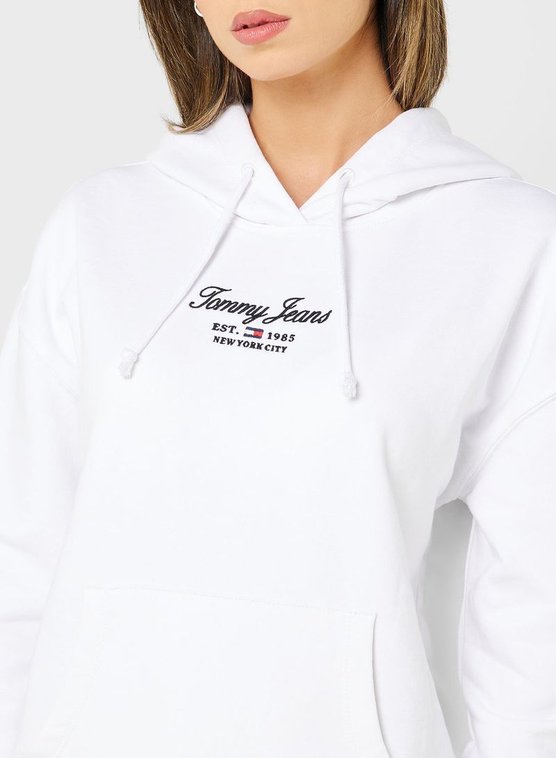 Logo Knitted Hoodie