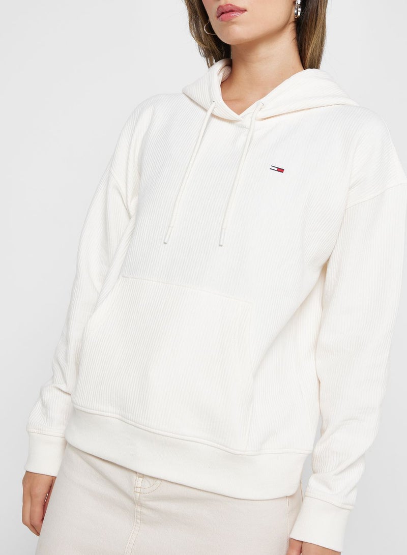 Logo Knitted Hoodie